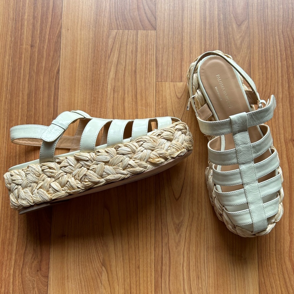 Paloma Barcelo braided platform sandals